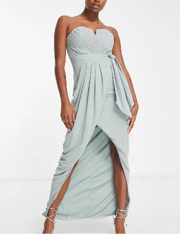Rochie lunga TFNC London, turcoaz Albastru