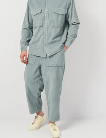 Pantaloni Reserved, albastru