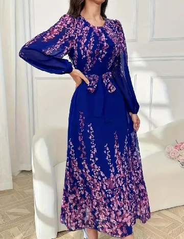 Rochie lunga SHEIN, albastru Albastru