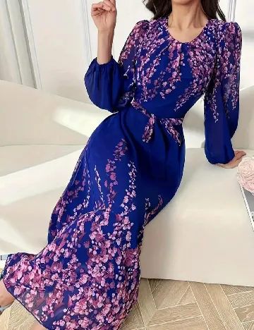 Rochie lunga SHEIN, albastru Albastru