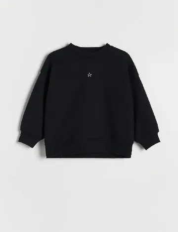 Bluza Reserved, negru Negru