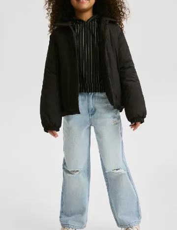 Geaca Reserved, negru Negru