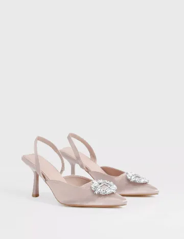 Pantofi Truffle Collection, roz Roz