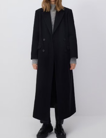 Palton Reserved, negru