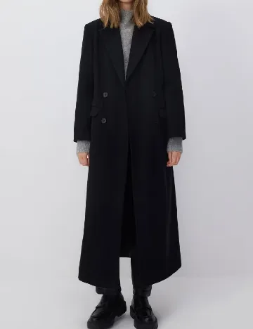 Palton Reserved, negru Negru