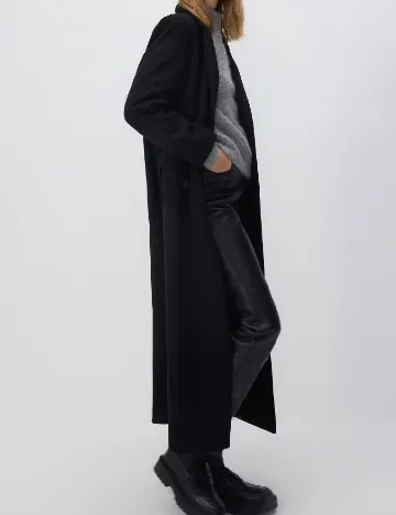 Palton Reserved, negru Negru