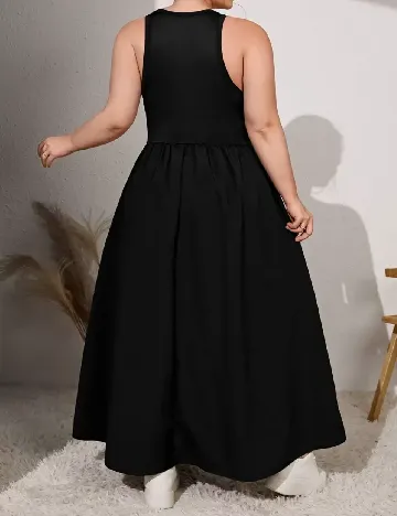 Rochie lunga SHEIN CURVE, negru Negru