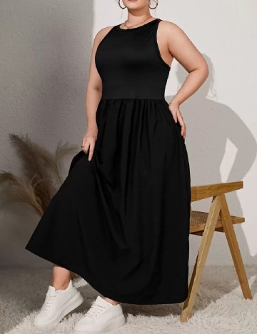 Rochie lunga SHEIN CURVE, negru
