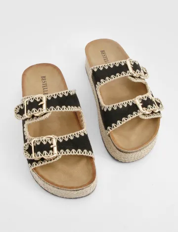 Slapi BESTELLE, negru Negru