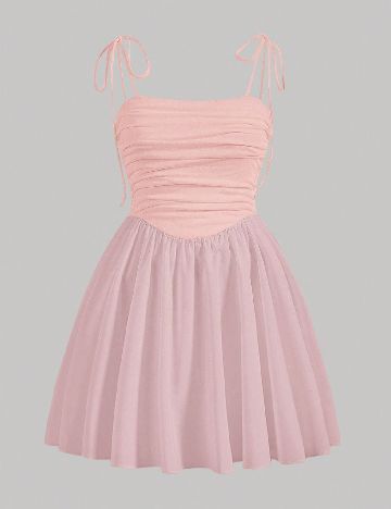 Rochie scurta SHEIN CURVE, roz