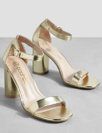 Sandale Boohoo, auriu Galben
