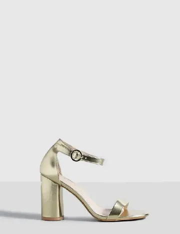 Sandale Boohoo, auriu Galben