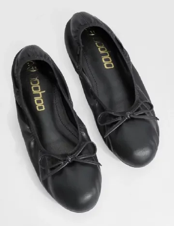 Balerini Boohoo, negru Negru