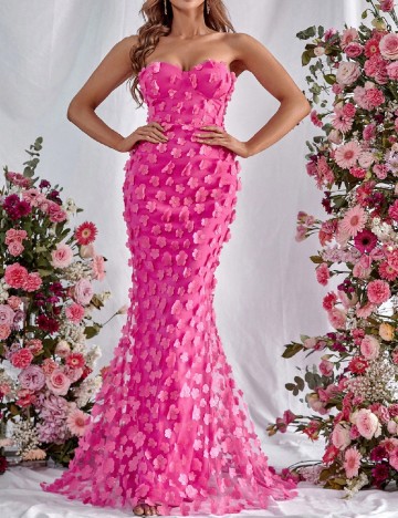 Rochie lunga SHEIN, roz