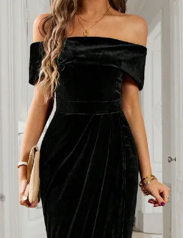 Rochie lunga SHEIN, negru Negru