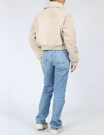 Jacheta PrettyLittleThing, crem Crem