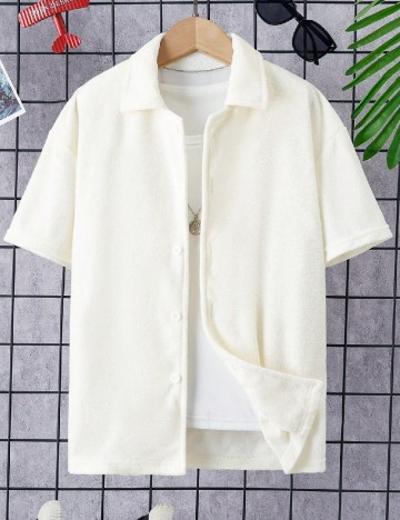 Camasa Shein Kids, ecru