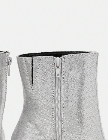 Botine SHEIN, argintiu