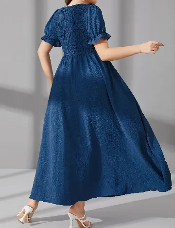 Rochie lunga SHEIN, albastru Albastru