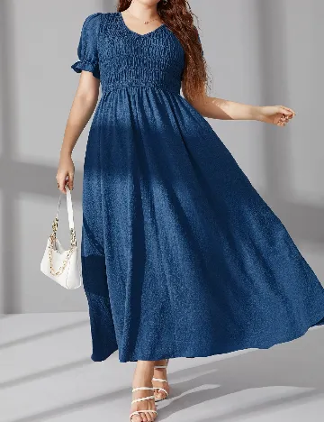 Rochie lunga SHEIN, albastru Albastru