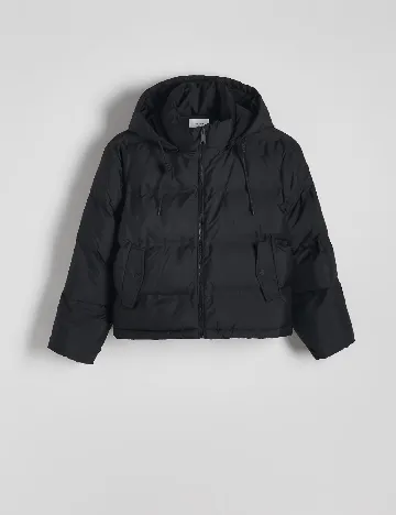 Geaca Reserved, negru Negru