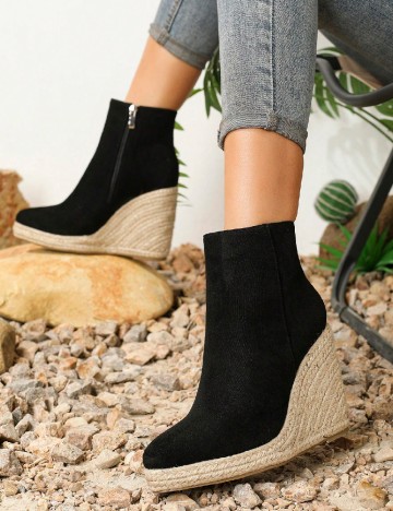 Botine SHEIN, negru