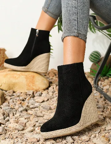 Botine SHEIN, negru Negru