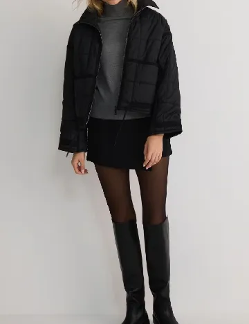 Geaca Reserved, negru Negru