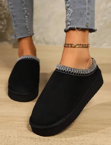Saboti SHEIN, negru Negru
