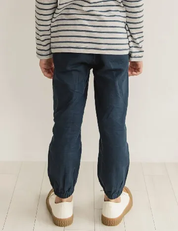 Pantaloni Shein Kids, bleumarin