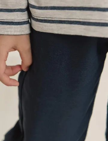 Pantaloni Shein Kids, bleumarin