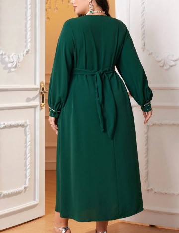 Rochie medie SHEIN CURVE, verde