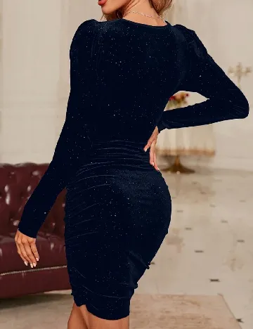 Rochie scurta SHEIN, bleumarin Albastru