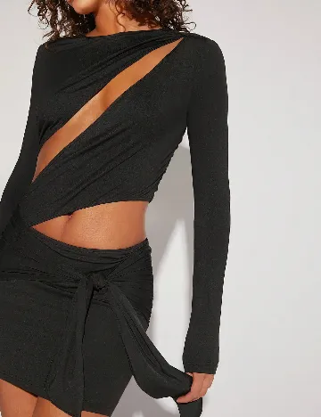 Rochie scurta SHEIN, negru Negru