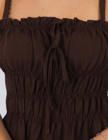 Rochie scurta SHEIN, maro