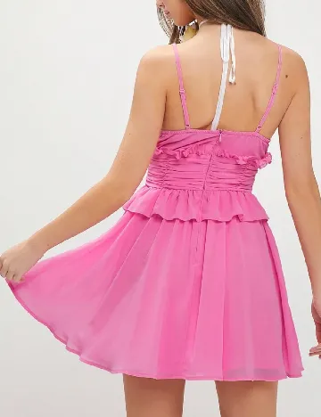 Rochie scurta SHEIN, roz Roz