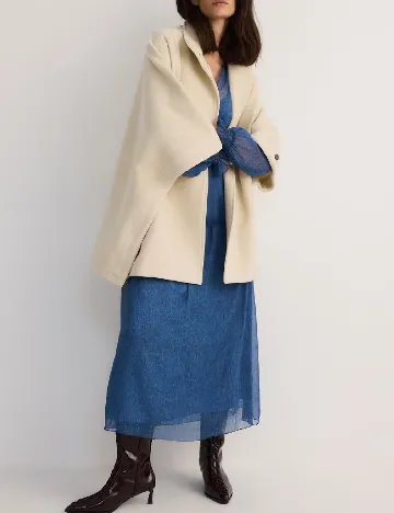 Poncho Reserved, crem Crem
