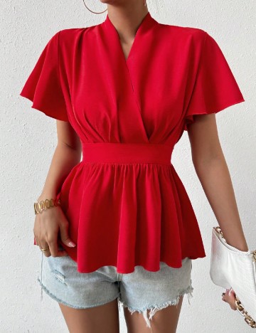 Bluza SHEIN, rosu