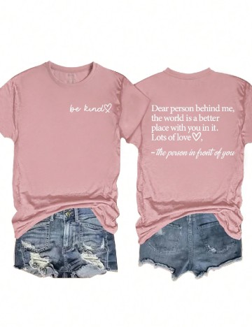 Tricou SHEIN, roz