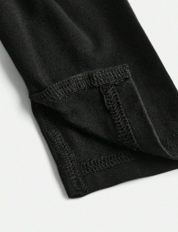 Salopeta Shein Kids, negru