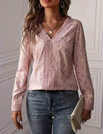 Bluza SHEIN, roz pudra Roz
