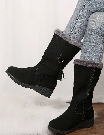 Cizme SHEIN, negru Negru