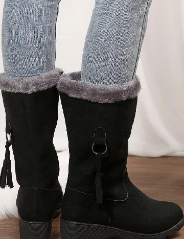 Cizme SHEIN, negru Negru