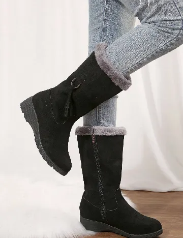 Cizme SHEIN, negru Negru