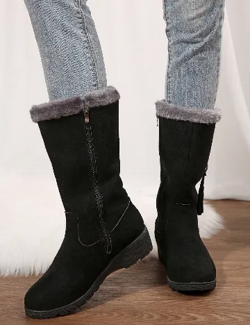 Cizme SHEIN, negru Negru