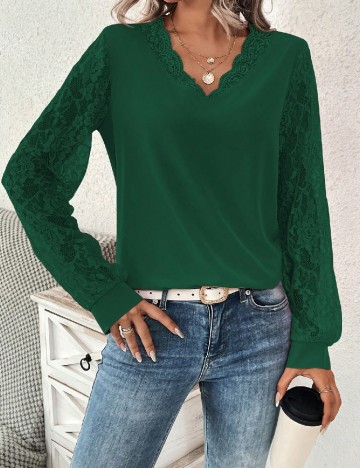 Bluza SHEIN, verde