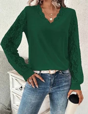 Bluza SHEIN, verde Verde