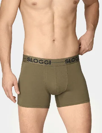 Set Boxeri 2 perechi Sloggi by Triumph, gri/verde