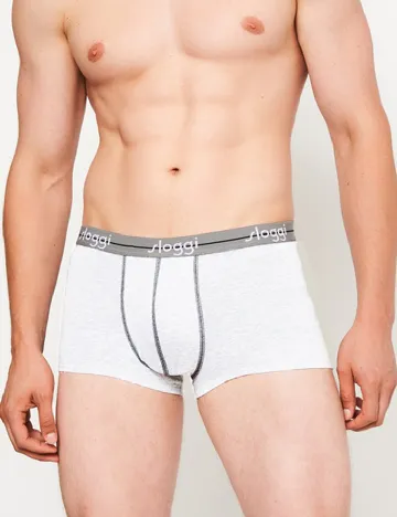 Set Boxeri 2 perechi Sloggi by Triumph, alb/negru