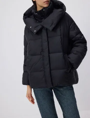 Geaca Oversize Reserved, negru Negru